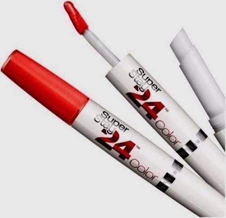 MAYBELLINE New York Superstay 24, 2-step Lipcolor, Constant Coral 110 - ADDROS.COM