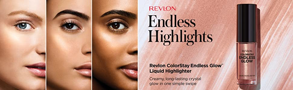 Revlon Colorstay Endless Glow Liquid Highlighter, 002 Rose Quartz