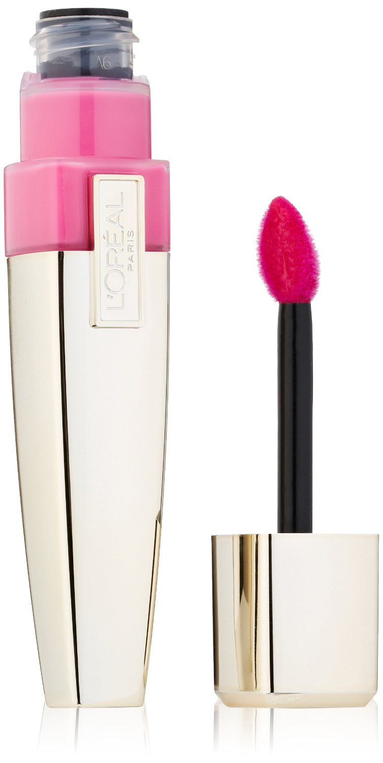 L'OREAL Paris Colour Riche Caresse Wet Shine Stain, 189 Pink Rebellion - ADDROS.COM