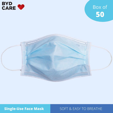 BYD Care Medical Mask, Class 1 (Pack of 50)