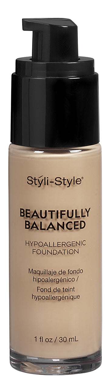 Styli-Style Cosmetics Beautifully Balanced - Hypoallergenic Foundation - Warm Beige - ADDROS.COM