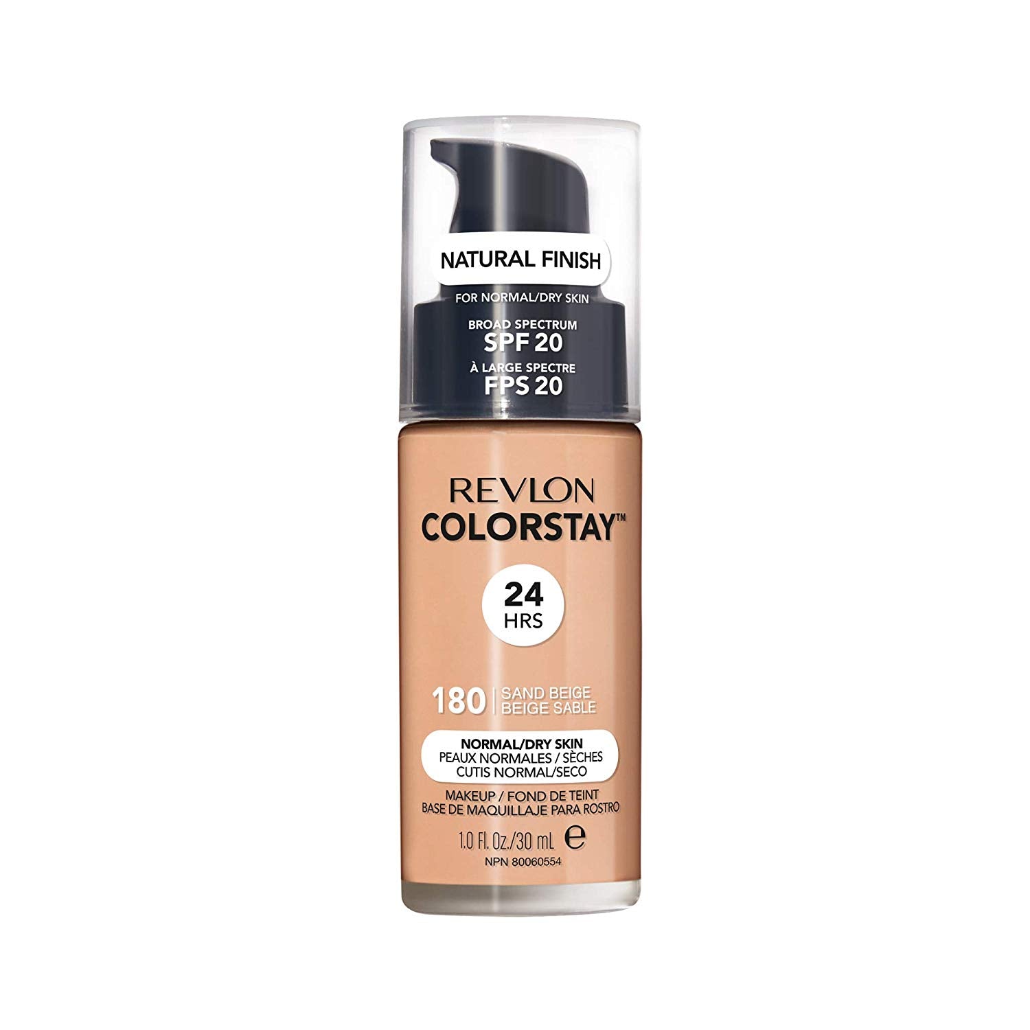 Revlon ColorStay Makeup, Normal/Dry Skin, 180 Sand Beige - ADDROS.COM