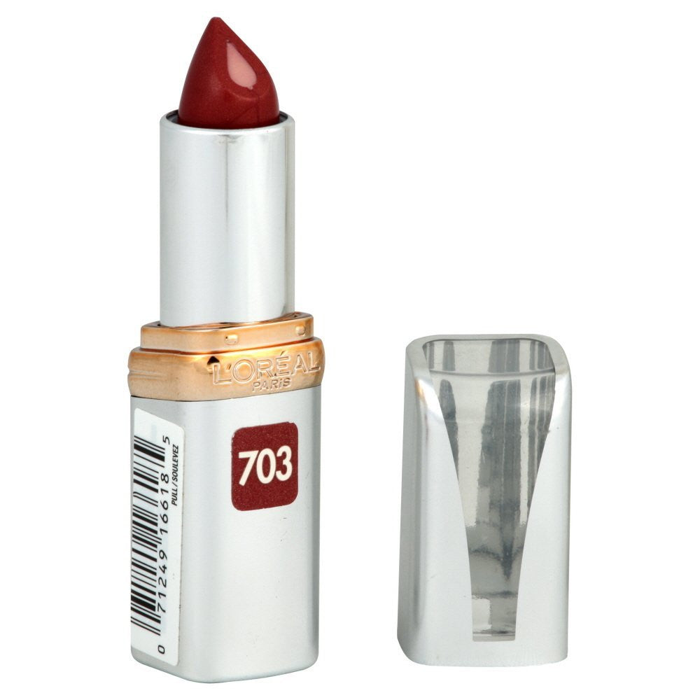L'OREAL Paris Colour Riche Anti-Aging Serum Lipcolour, Cranberry 703 - ADDROS.COM
