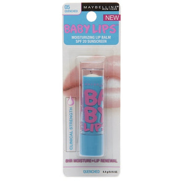 Maybelline Baby Lips Moisturizing Lip Balm Stick SPF 20, Quenched 05 - ADDROS.COM