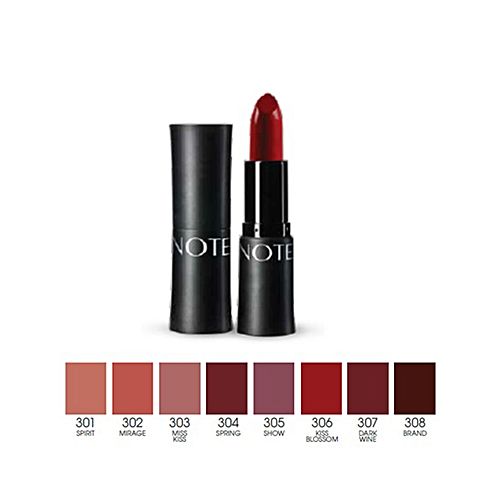 NOTE Cosmetics Mattemoist Lipstick -  307 Dark Wine - ADDROS.COM