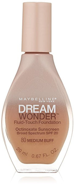 Maybelline Dream Wonder Fluid-Touch Foundation, Medium Buff 80 - ADDROS.COM