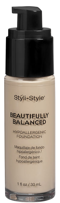 Styli-Style Cosmetics Beautifully Balanced - Hypoallergenic Foundation - Cool Beige - ADDROS.COM
