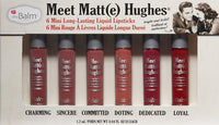 theBalm Meet Matt(e) Hughes 6 Mini Long-Lasting Liquid Lipsticks, Volume 1