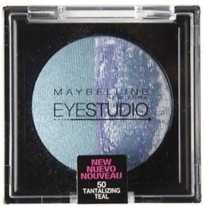 Maybelline New York Eye Studio Color Pearls Marbleized Eyeshadow, 50 Tantalizing Teal - ADDROS.COM