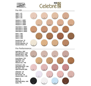 Mehron Makeup Celebre Pro HD Cream Foundation - ADDROS.COM