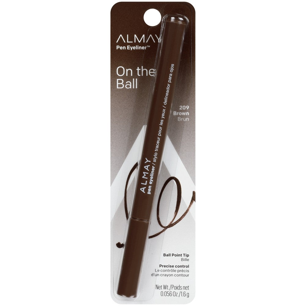 ALMAY Pen Eyeliner Ball Point Tip - 209 Brown - ADDROS.COM