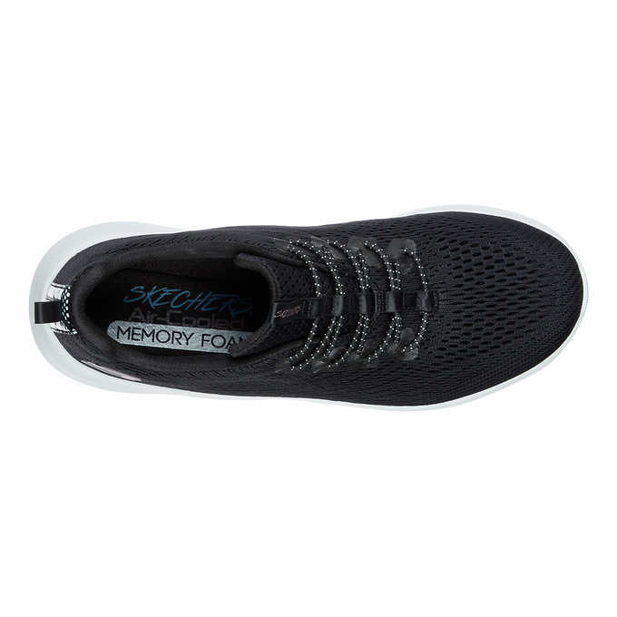 Skechers ultra flex bungee best sale slip on