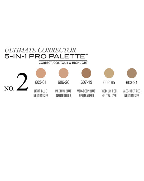 Cinema Secrets Ultimate Corrector 5-IN-1 PRO Palette - No.2 - ADDROS.COM