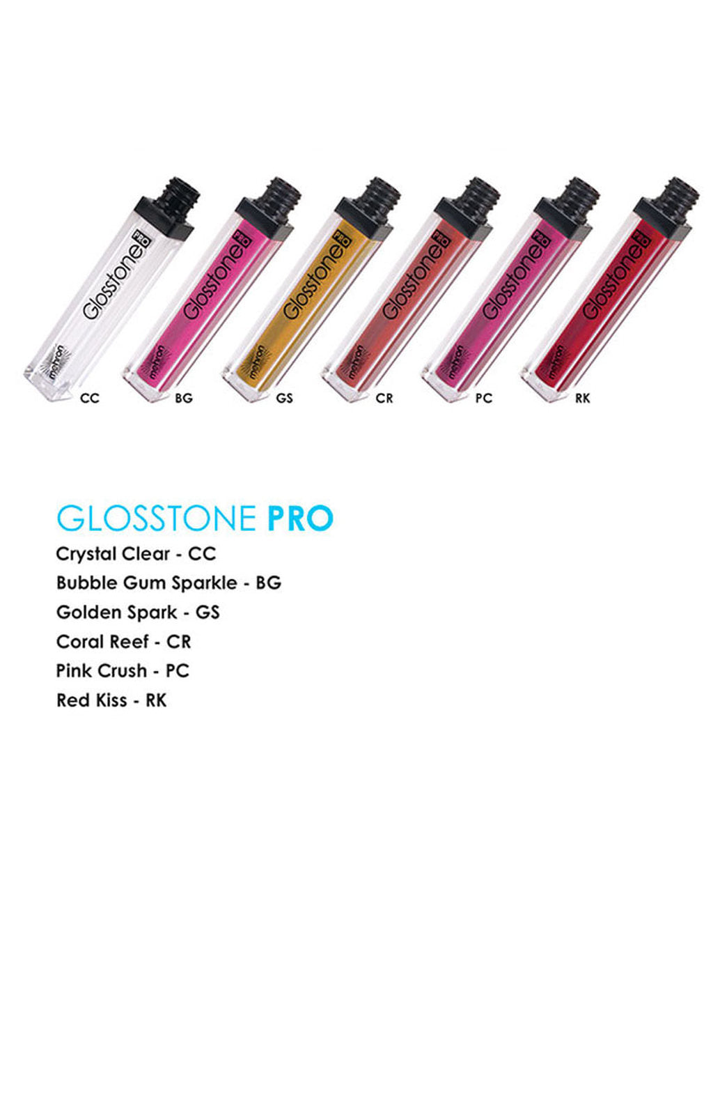 Mehron Makeup Glosstone PRO, Bubble Gum Sparkle - ADDROS.COM