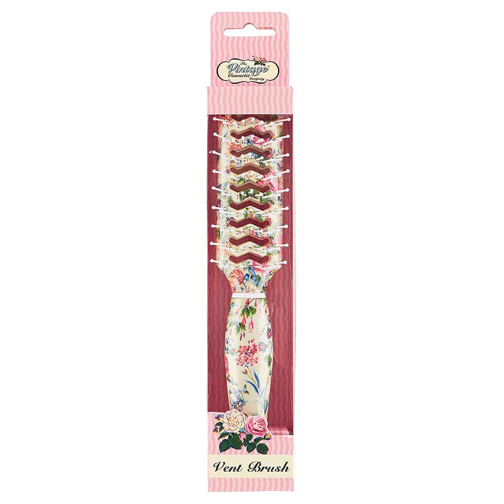 The Vintage Cosmetic Company Floral, Vent Hair Brush