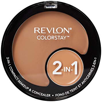 Revlon Colorstay 2-in-1 Compact Makeup & Concealer- True Beige 320 - ADDROS.COM