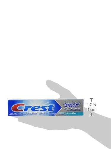 Crest® Baking Soda & Peroxide Whitening, Toothpaste - Fresh Mint - ADDROS.COM