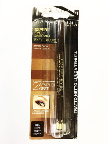Maybelline New York Line Refine Crayon Oriental Eye Pencil, Ebony Brown - ADDROS.COM