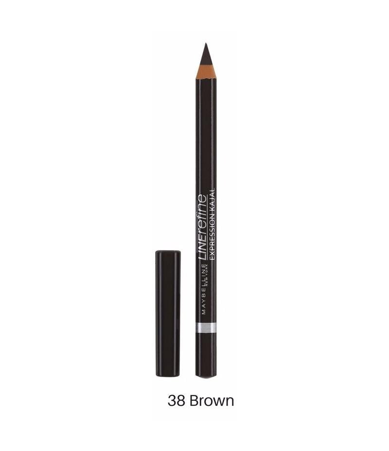 Maybelline New York Expression Kajal Eyeliner 38 Brown - ADDROS.COM