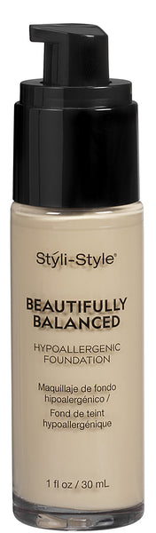 Styli-Style Cosmetics Beautifully Balanced - Hypoallergenic Foundation - Warm Ivory - ADDROS.COM