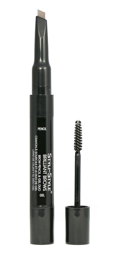 Styli-Style Brilliant Brows, Brow Pencil & Gel Duo - Taupe - ADDROS.COM