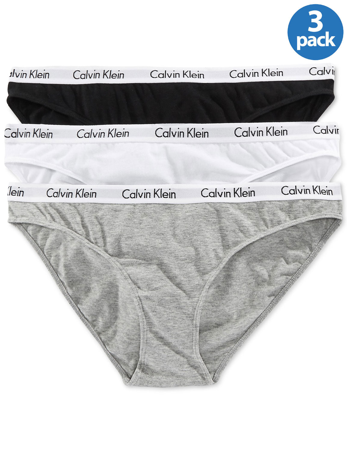 Calvin Klein Women's Carousel Bikini Panty - Large (3 Pack) - ADDROS.COM