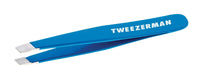 Tweezerman Stainless Steel Slant Tweezer - Bahama Blue - ADDROS.COM