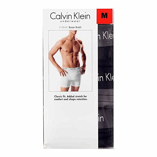 Calvin Klein Microfiber Mesh 3 Pack NEW Size Medium Men's Boxer Boxer Brief  