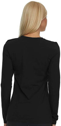 Felina Women's Long Sleeve Layering Crew Neck T-Shirts (2-pack)
