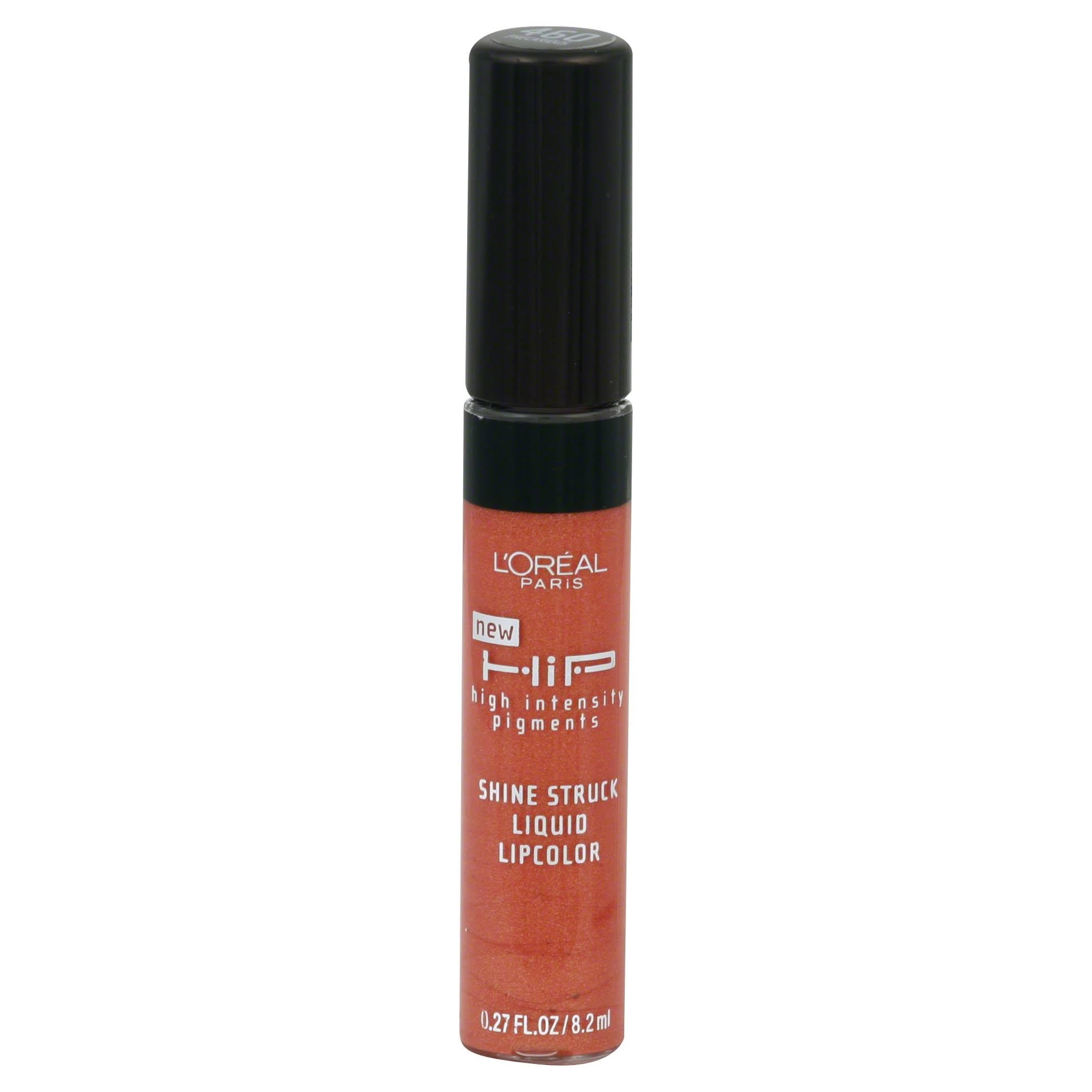 L'OREAL HIP Shine Struck Liquid Lipcolor, 460 Precarious - ADDROS.COM