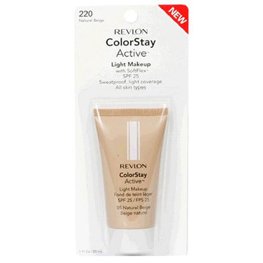 REVLON ColorStay Active Light Makeup, Natural Beige 220/05 - ADDROS.COM