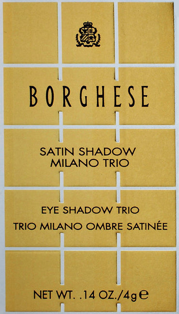 BORGHESE - Satin Shadow Milano Trio, 04 Splend'Oro Green - ADDROS.COM