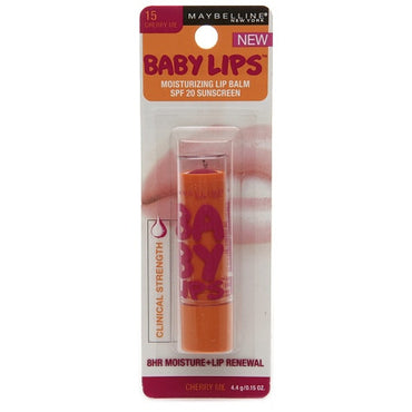 Maybelline Baby Lips Moisturizing Lip Balm, Cherry Me 15 - ADDROS.COM