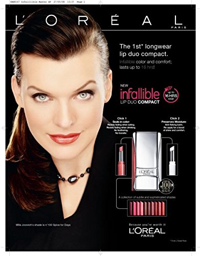 L'OREAL Infallible Never Fail Stars Collection Lipcolour, Thistle 500 - ADDROS.COM