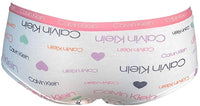 Calvin Klein Girls Hipster Panties Cotton Stretch Logo Waistband Tagless (7 Pack) (S) - ADDROS.COM