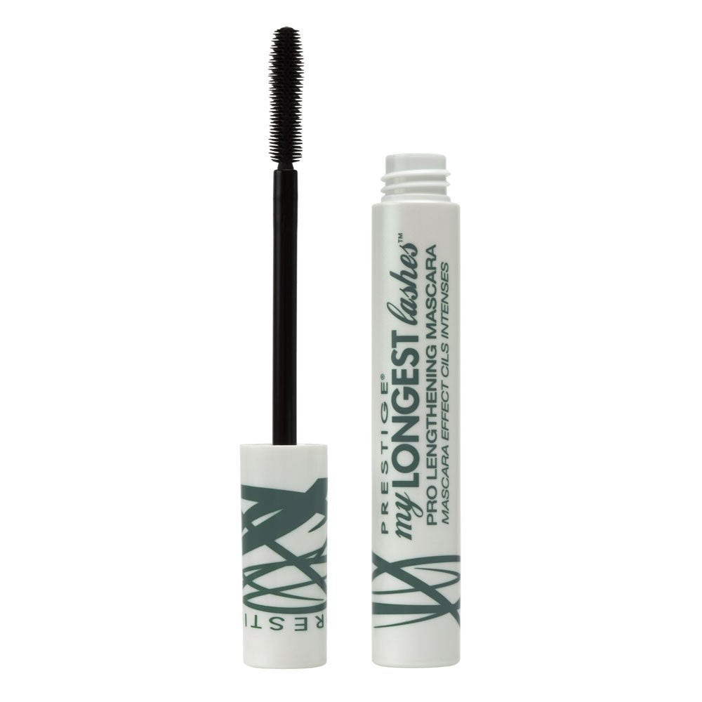 PRESTIGE COSMETICS My Longest Lashes Mascara, MGL-01 Black, 0.27 Oz (8 ml) - ADDROS.COM