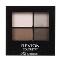 REVLON Colorstay 16 Hour Eyeshadow Quad - 545 Attitude, 0.16 Oz - ADDROS.COM