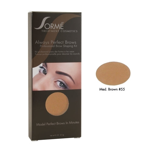 Sorme Cosmetics Always Perfect Brows - 55 Medium Brown - ADDROS.COM