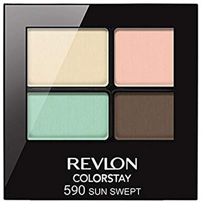 REVLON Colorstay 16 Hour Eye Shadow Quad, 590 Sun Swept - ADDROS.COM