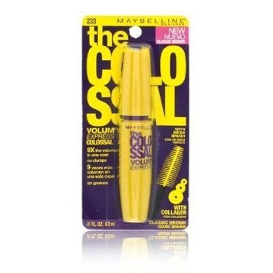 Maybelline The Colossal Volum' Express Mascara, 233 Classic Brown - ADDROS.COM