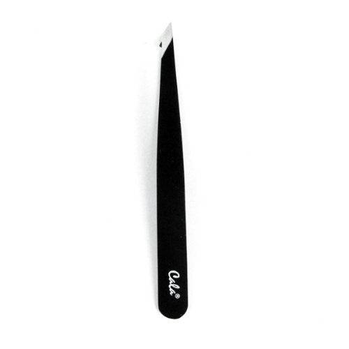 CALA PROFESSIONAL Slanted / Point Tip Tweezers, Perfectly Aligned Combination Tip - ADDROS.COM
