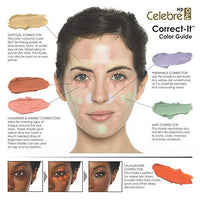 Mehron Makeup Celebré Pro-HD Correct-It Palette - ADDROS.COM