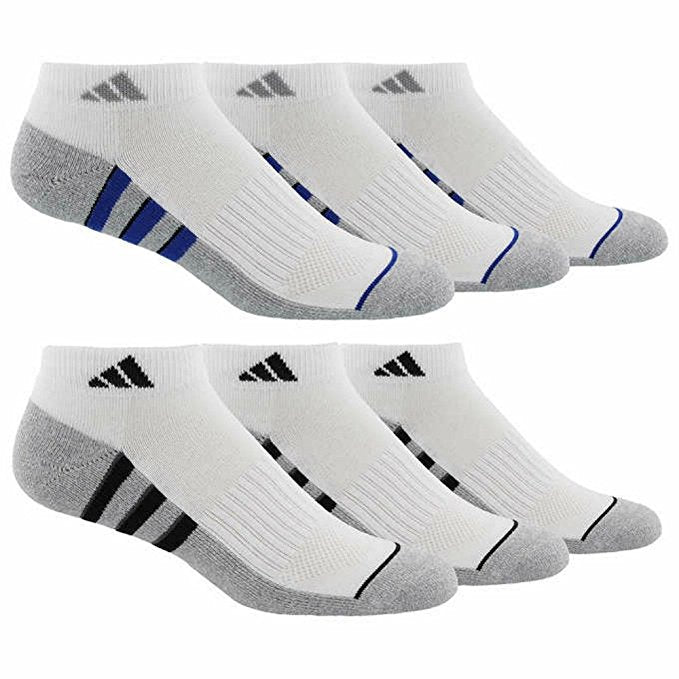 Adidas Men's Low Cut Sock with Climalite (6-pair) - ADDROS.COM