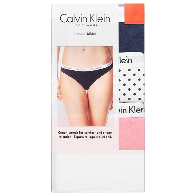 Calvin Klein Cotton Bikini Underwear (3-Pack)
