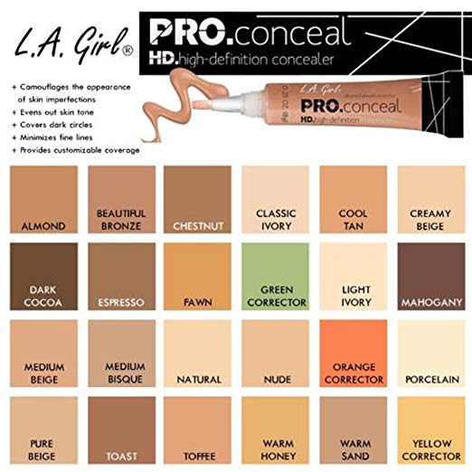 L.A. Girl HD Pro Concealer - Mahogany (GC989) - ADDROS.COM
