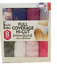 Felina Ladies' Hi-Cut Panty Small Assorted Colors(8-pack) - ADDROS.COM