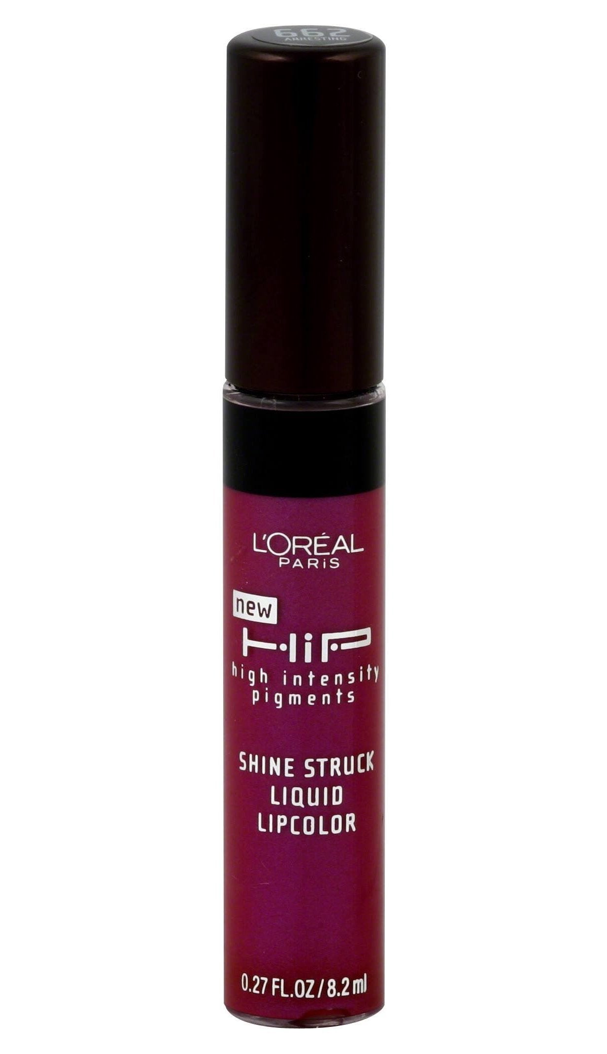 L'OREAL HIP Shine Struck Liquid Lipcolor, 662 Arresting - ADDROS.COM