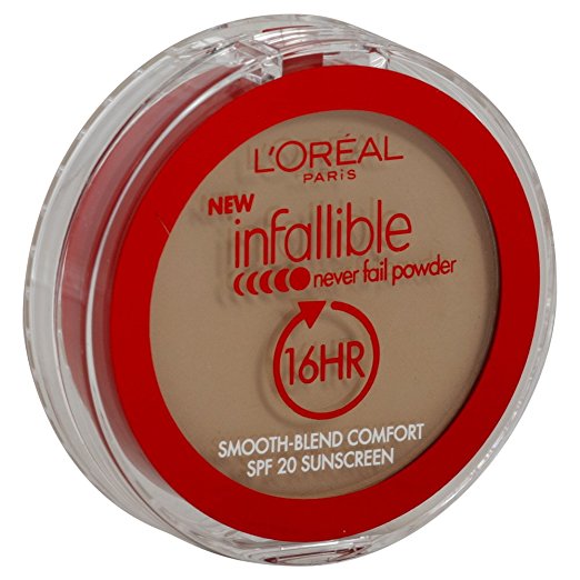 L'OREAL Infallible Never Fail Powder, Creamy Natural 664, 0.30 Oz - ADDROS.COM
