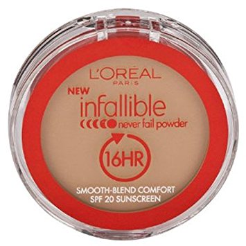 L'OREAL Infallible Never Fail Powder, Sun Beige 674, 0.30 Oz - ADDROS.COM