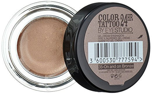 Maybelline Color Tattoo 24 HR Eyeshadow - On and On Bronze 35 - ADDROS.COM